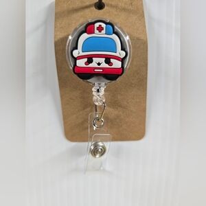EMT ambulance Badge Reel